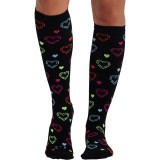 Print Support Glow Girl Chaussettes de Compression Moyen Gradué pour Femmes par Cherokee