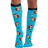 Print Support Hedgehugs Chaussettes de Compression Moyen Gradué pour Femmes par Cherokee