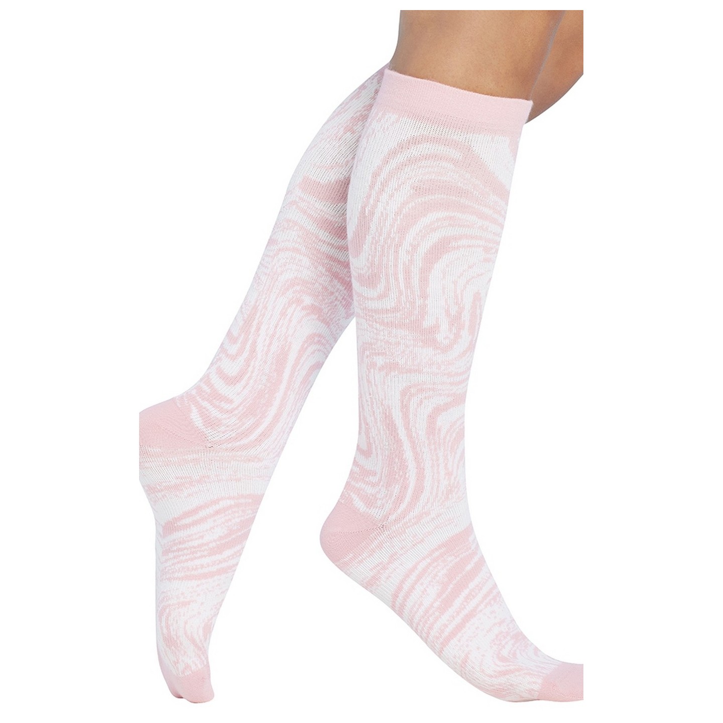 Print Support Tonal Waves Chaussettes de Compression Moyen Gradué pour Femmes par Cherokee