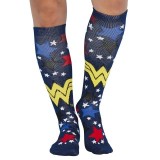 Print Support Wonder Stars Women's Graduated Medium Support Compression Socks by Cherokee