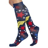 Print Support Wonder Stars Women's Graduated Medium Support Compression Socks by Cherokee