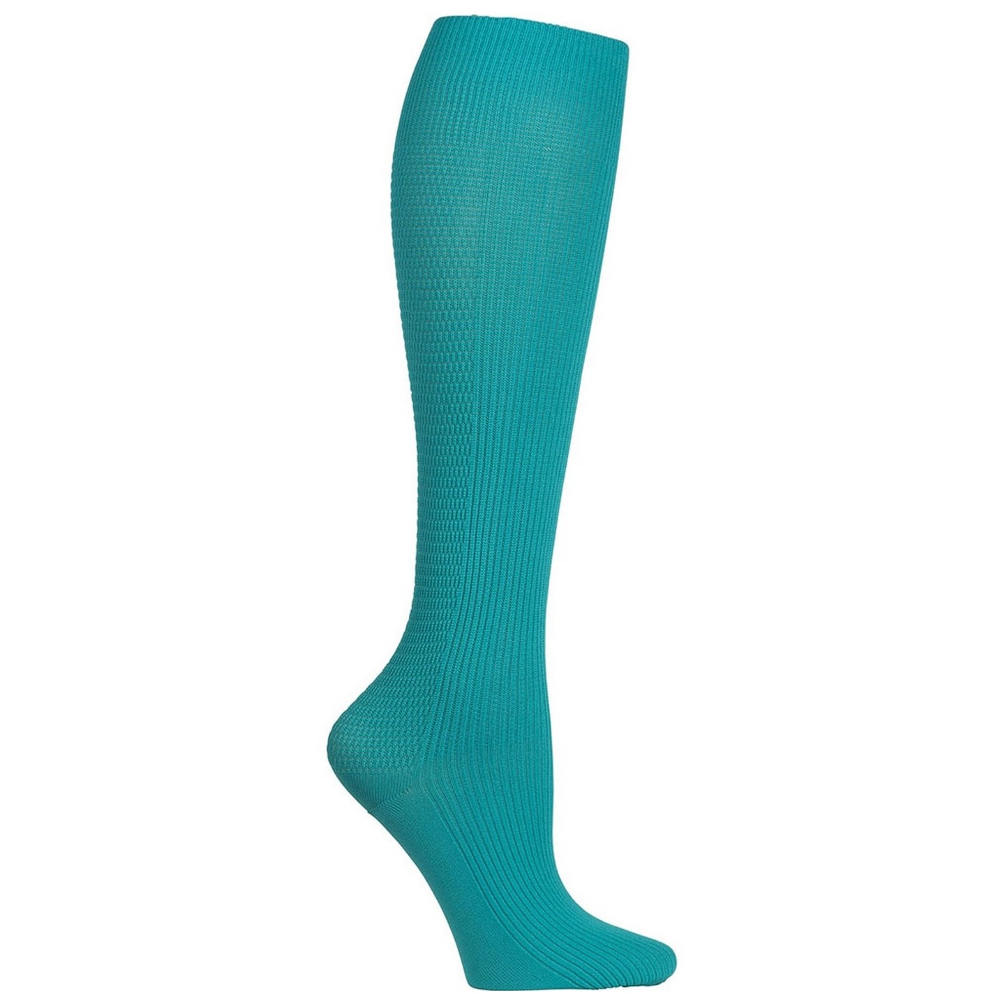 Tender Teal Gradient Compression Socks with 3D Lycra (4 Pairs) by Cherokee