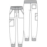 WW115 Workwear Revolution 5 Pocket Pull On Jogger by Cherokee