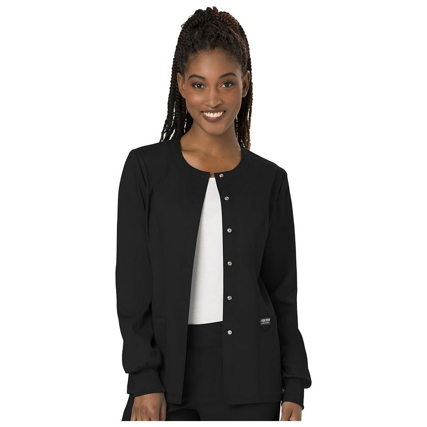 WW310 Workwear Revolution Snap Front Jacket by Cherokee