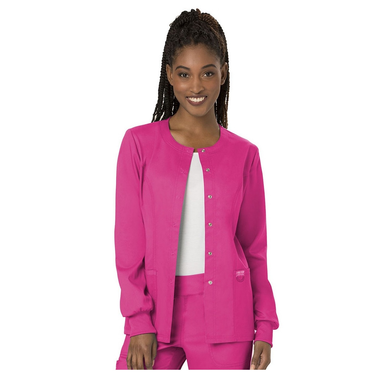 WW310 Workwear Revolution Veste a Fermature de Pression de Cherokee