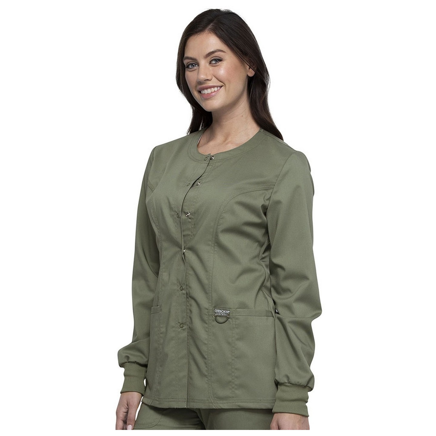 WW310 Workwear Revolution Snap Front Jacket by Cherokee