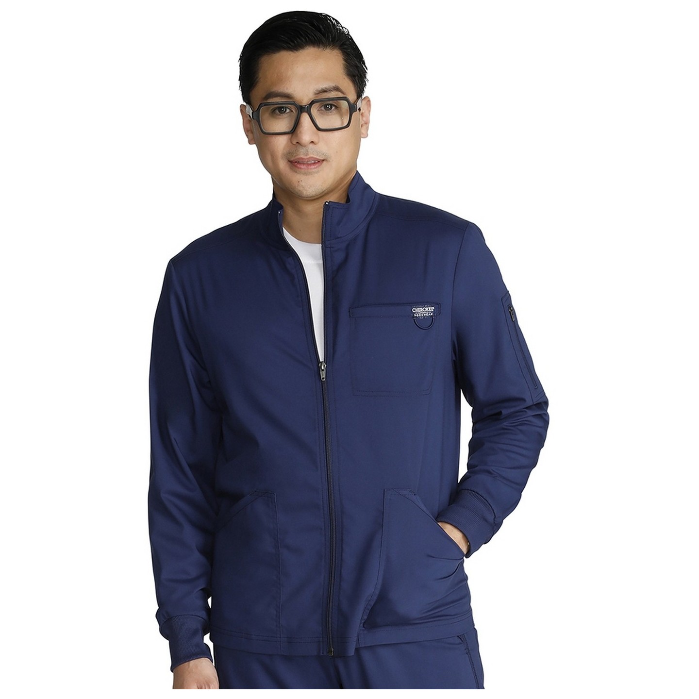 WW320 Workwear Revolution Men's Zip Up Jacket by Cherokee