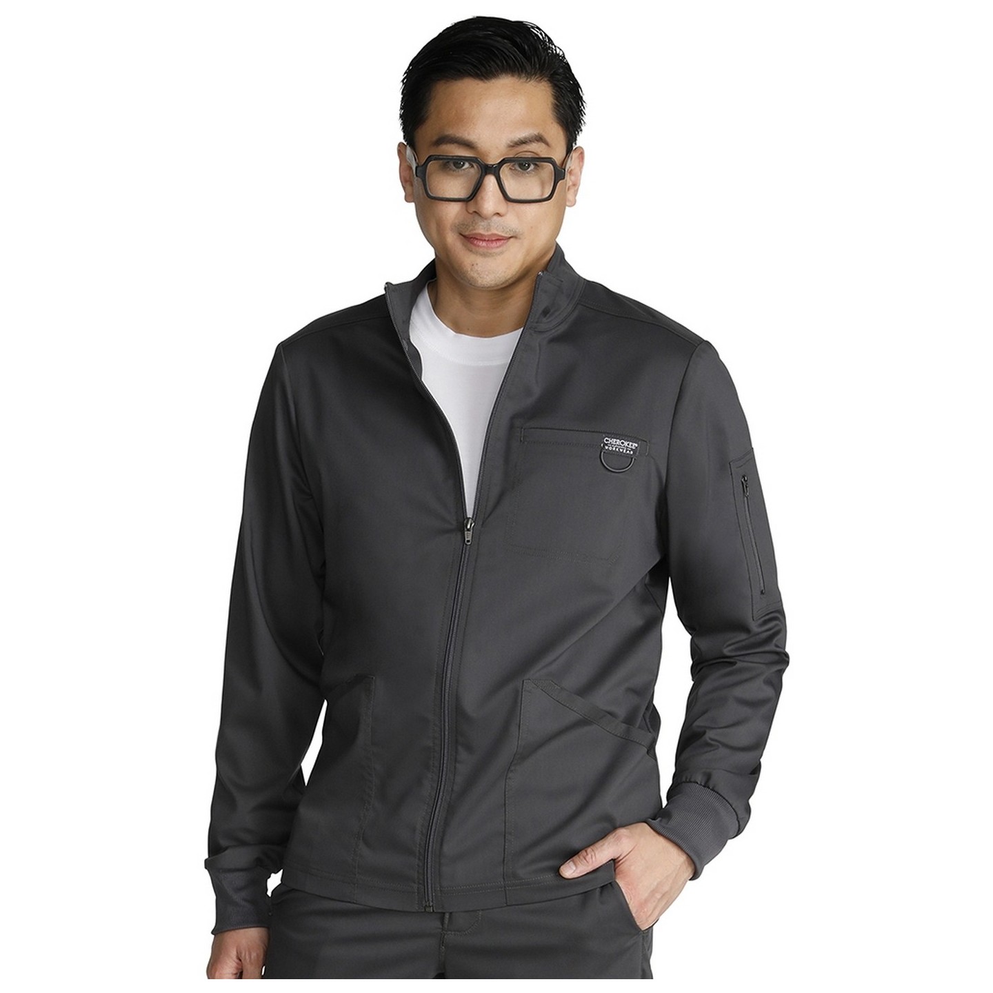 WW320 Workwear Revolution Men's Zip Up Jacket by Cherokee