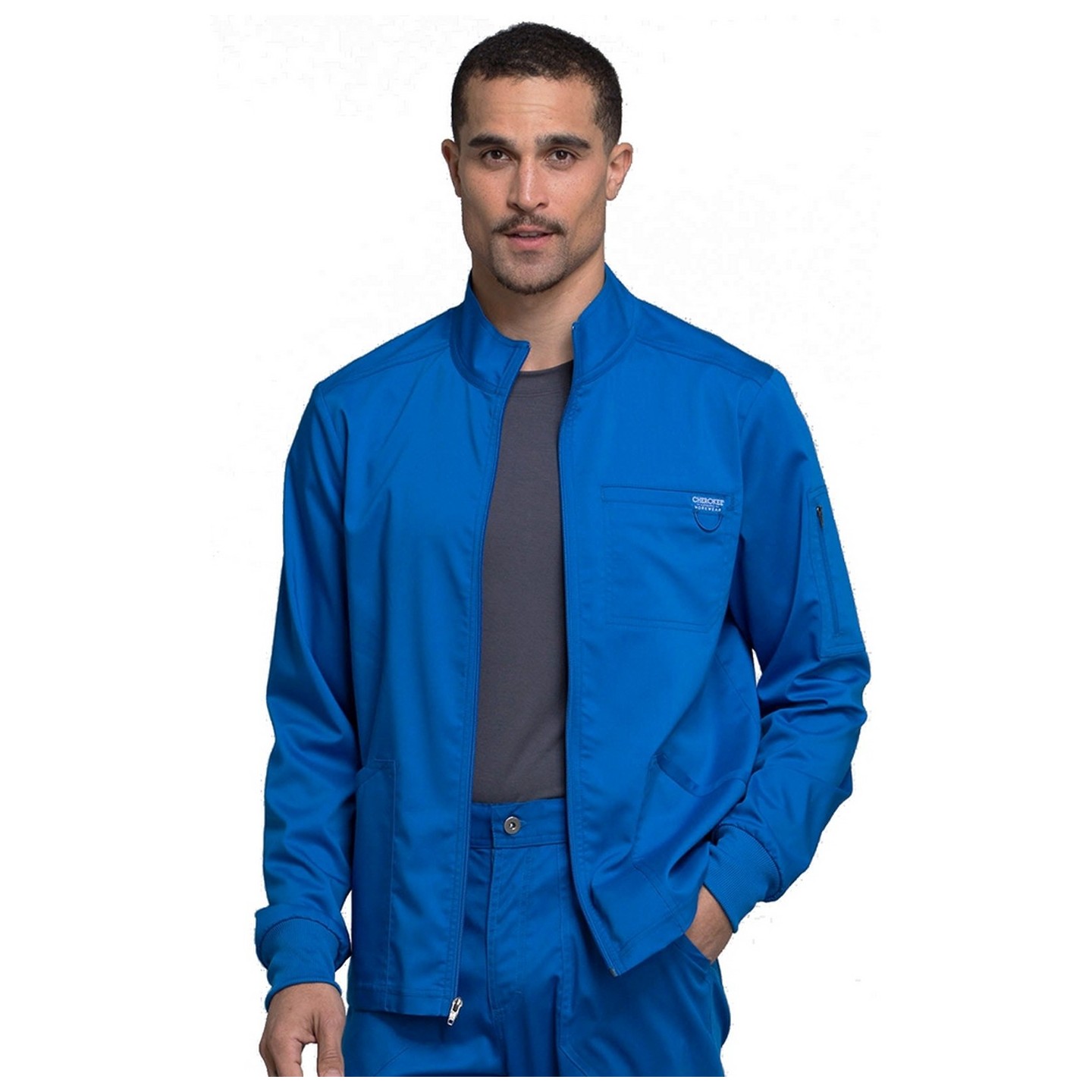 WW320 Workwear Revolution Men's Zip Up Jacket by Cherokee