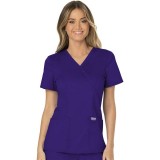 WW610 Workwear Revolution Mock Wrap Top by Cherokee