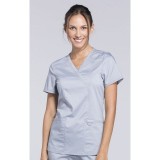 WW610 Workwear Revolution Mock Wrap Top by Cherokee