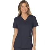 WW610 Workwear Revolution Mock Wrap Top by Cherokee