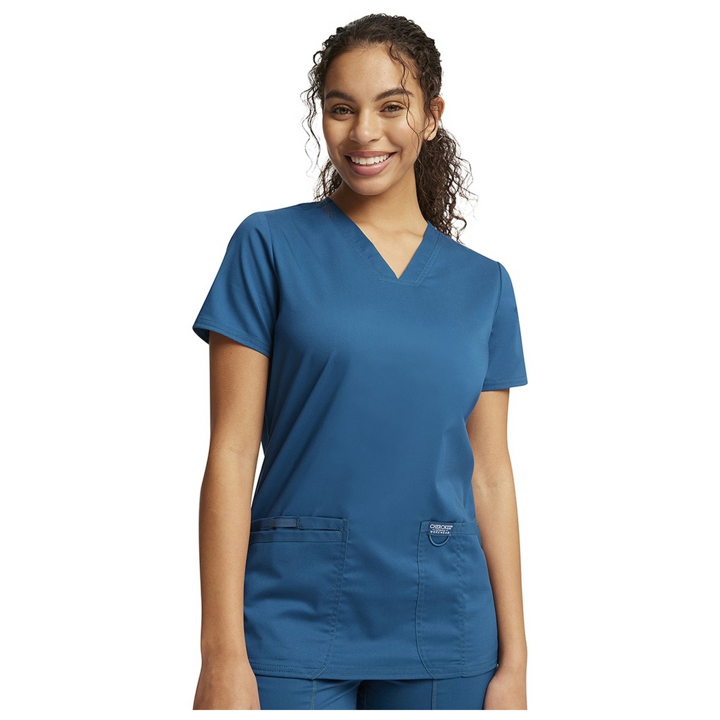 WW620 Workwear Revolution 3 Pocket V-Neck by Cherokee