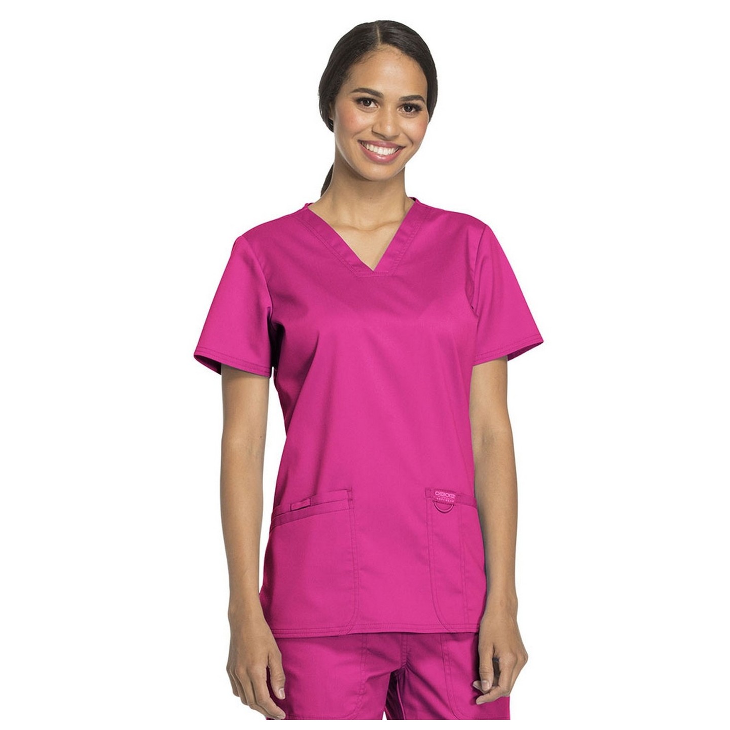 WW620 Workwear Revolution 3 Pocket V-Neck by Cherokee