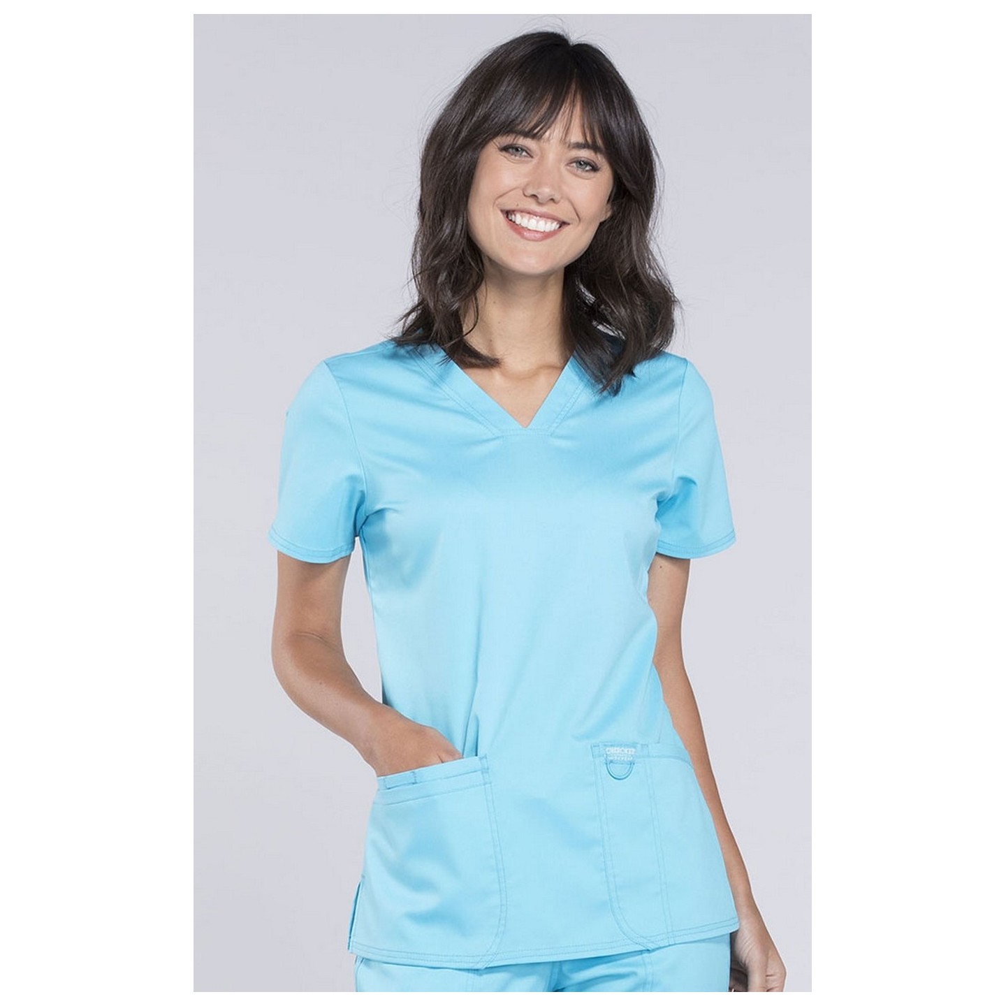 WW620 Workwear Revolution Haut à Col en V avec 3 Poches de Cherokee