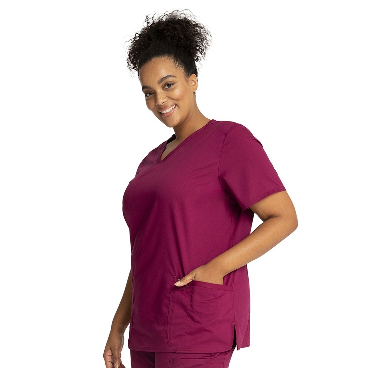 WW620 Workwear Revolution 3 Pocket V-Neck by Cherokee