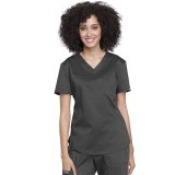 WW657 Workwear Revolution Tuckable O.R. V-Neck Top by Cherokee