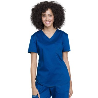 WW657 Workwear Revolution Tuckable O.R. V-Neck Top by Cherokee