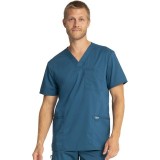 WW670 Workwear Revolution Haut a Col en V avec 3 Poches pour Hommes de Cherokee