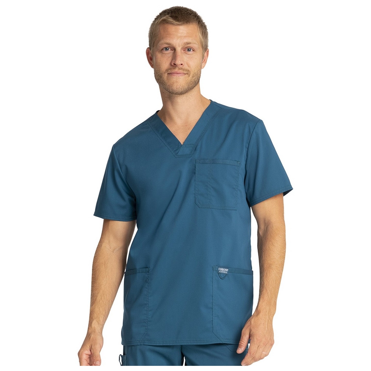 WW670 Workwear Revolution Haut a Col en V avec 3 Poches pour Hommes de Cherokee