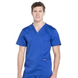 WW670 Workwear Revolution Men's 3 Pocket V-Neck Top by Cherokee