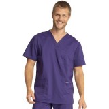 WW670 Workwear Revolution Men's 3 Pocket V-Neck Top by Cherokee