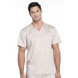 WW670 Workwear Revolution Men's 3 Pocket V-Neck Top by Cherokee