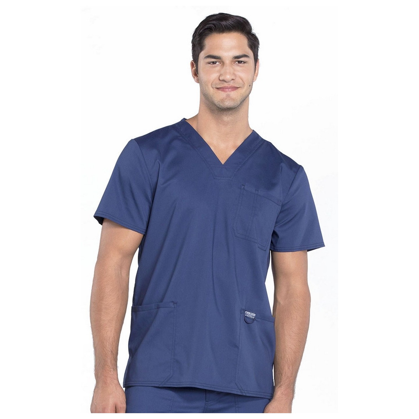 WW670 Workwear Revolution Men's 3 Pocket V-Neck Top by Cherokee