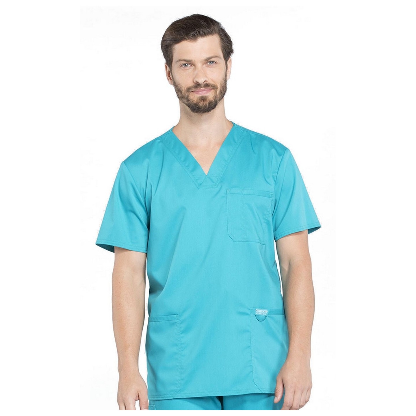 WW670 Workwear Revolution Men's 3 Pocket V-Neck Top by Cherokee