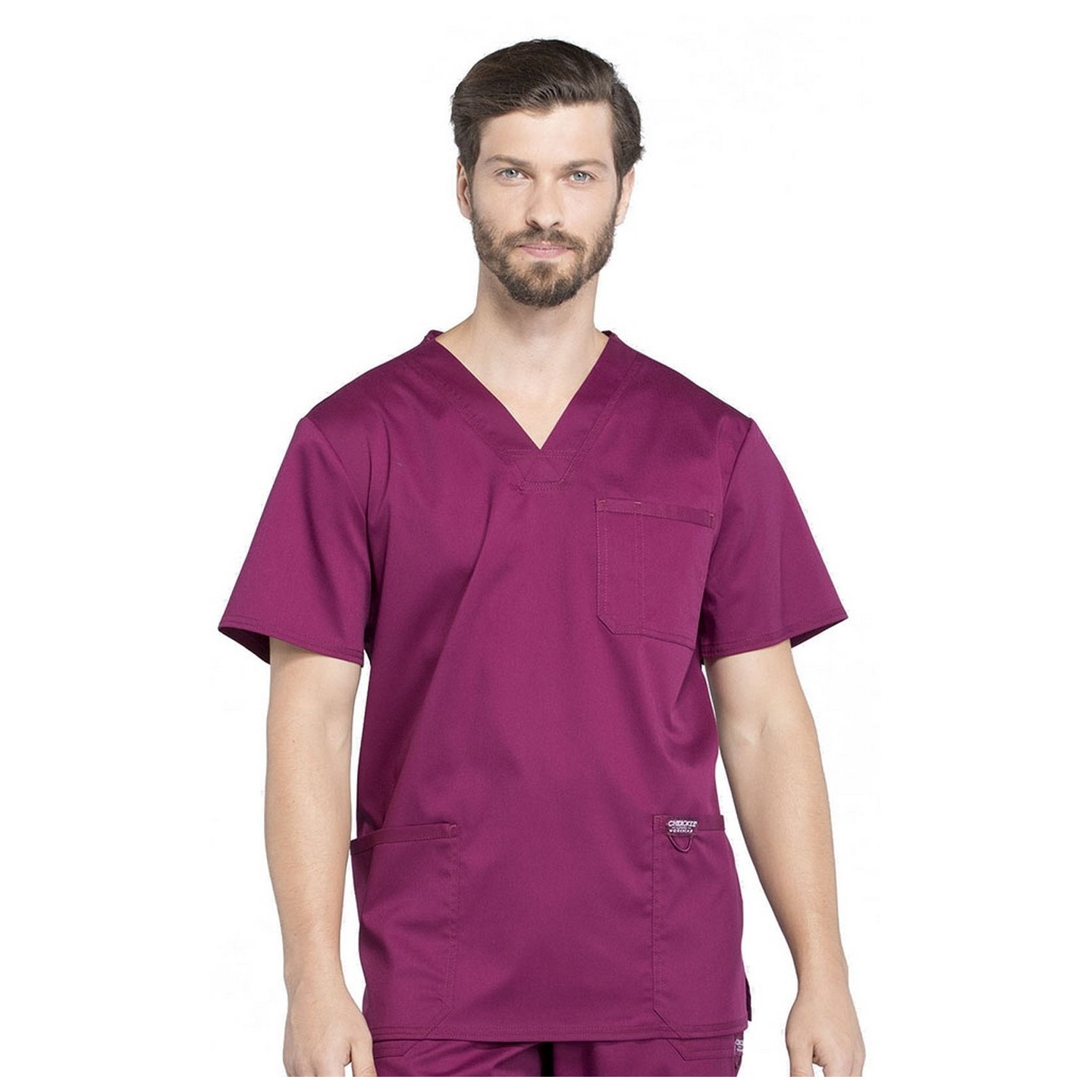 WW670 Workwear Revolution Men's 3 Pocket V-Neck Top by Cherokee