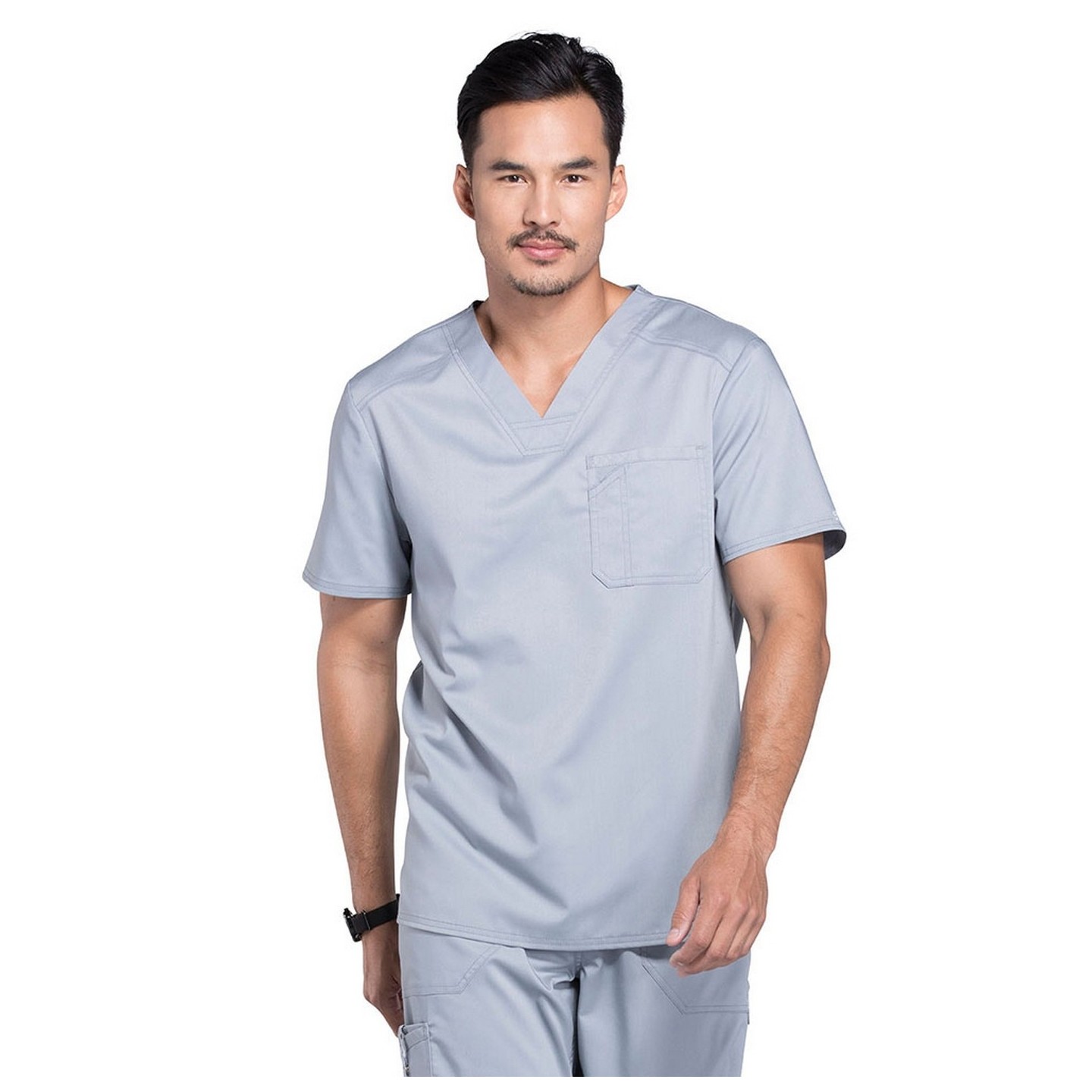 WW690 Workwear Revolution Haut a Border avec Poche Poitrine pour Hommes de Cherokee