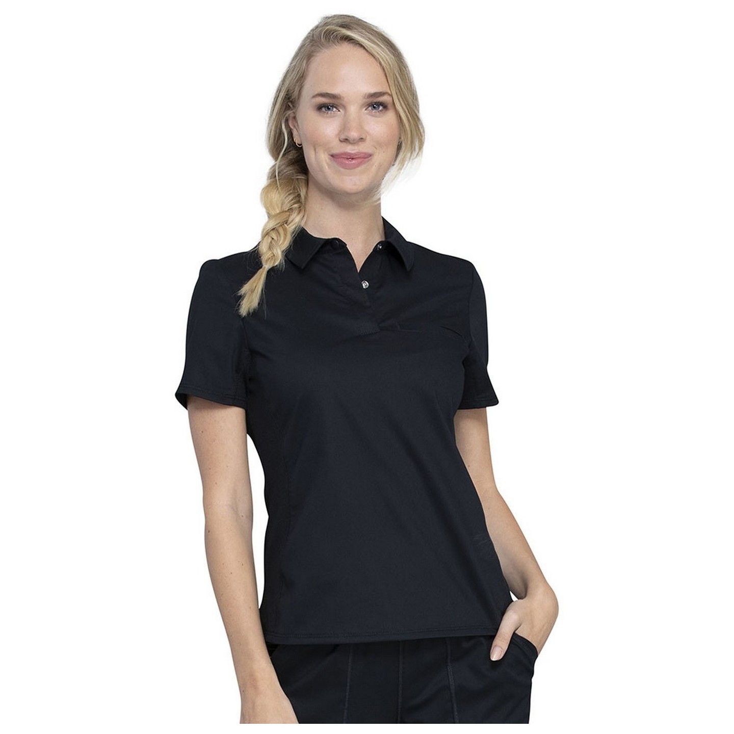 WW698 Workwear Revolution Chest Pocket Polo Top by Cherokee