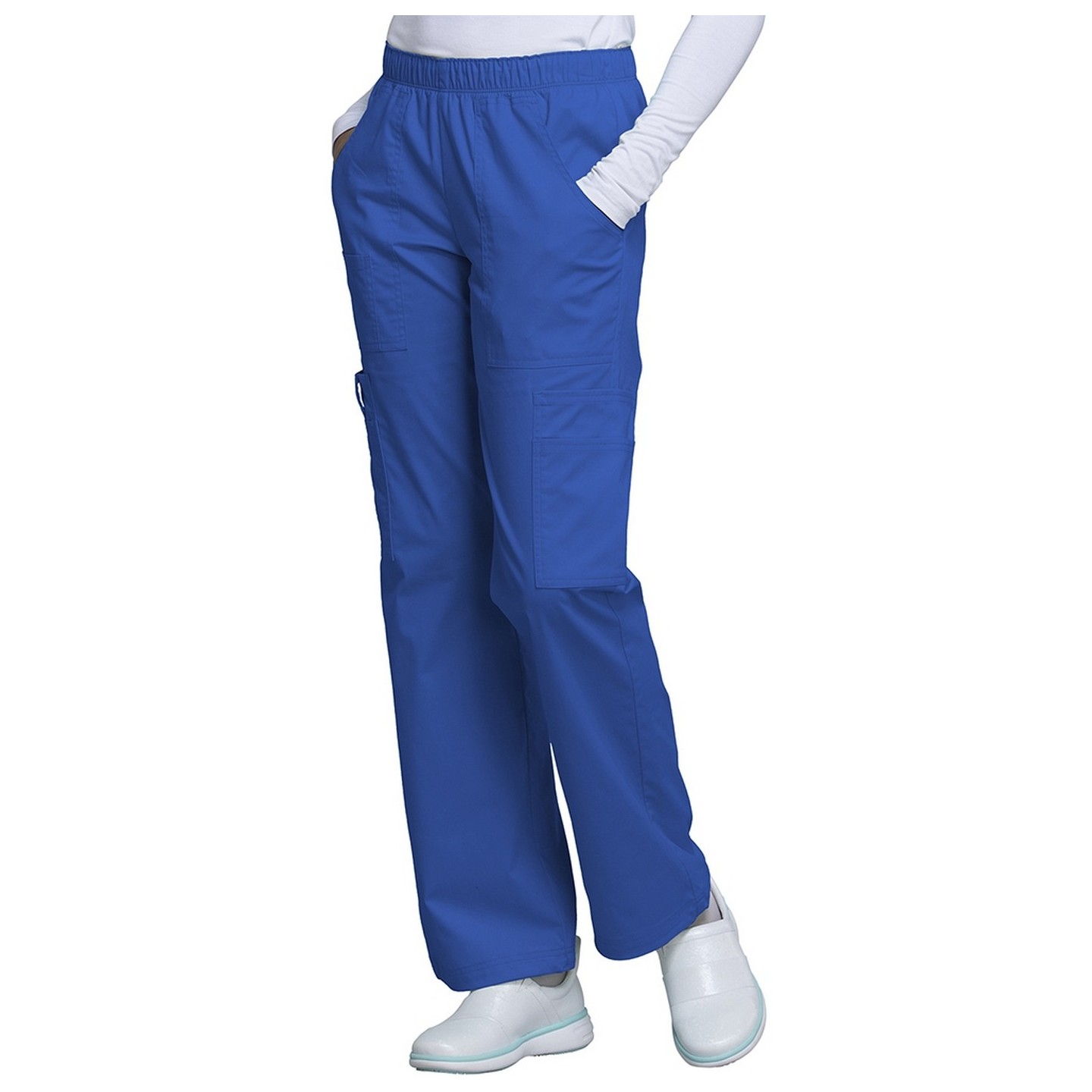 4005 Workwear Core Stretch Straight Leg Pant with Elastic Waist by Cherokee