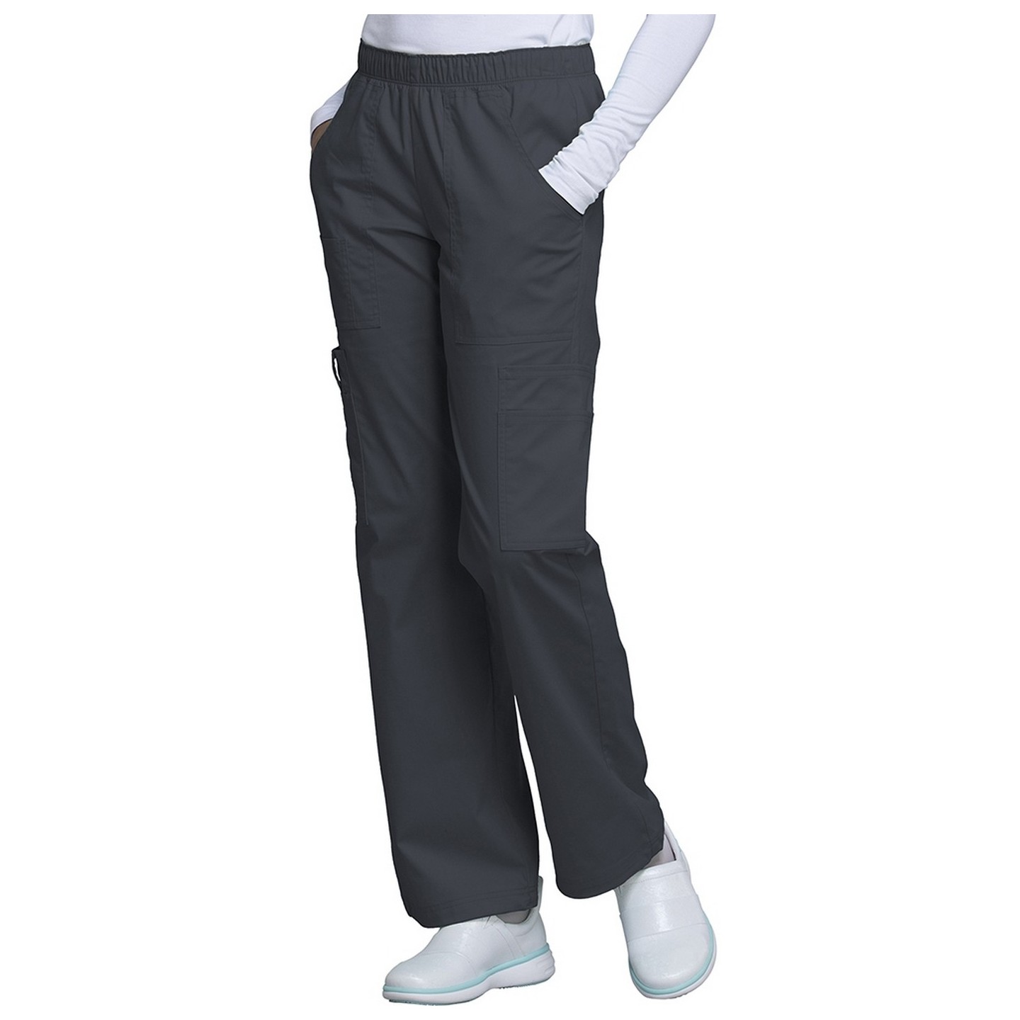 4005 Workwear Core Stretch Straight Leg Pant with Elastic Waist by Cherokee