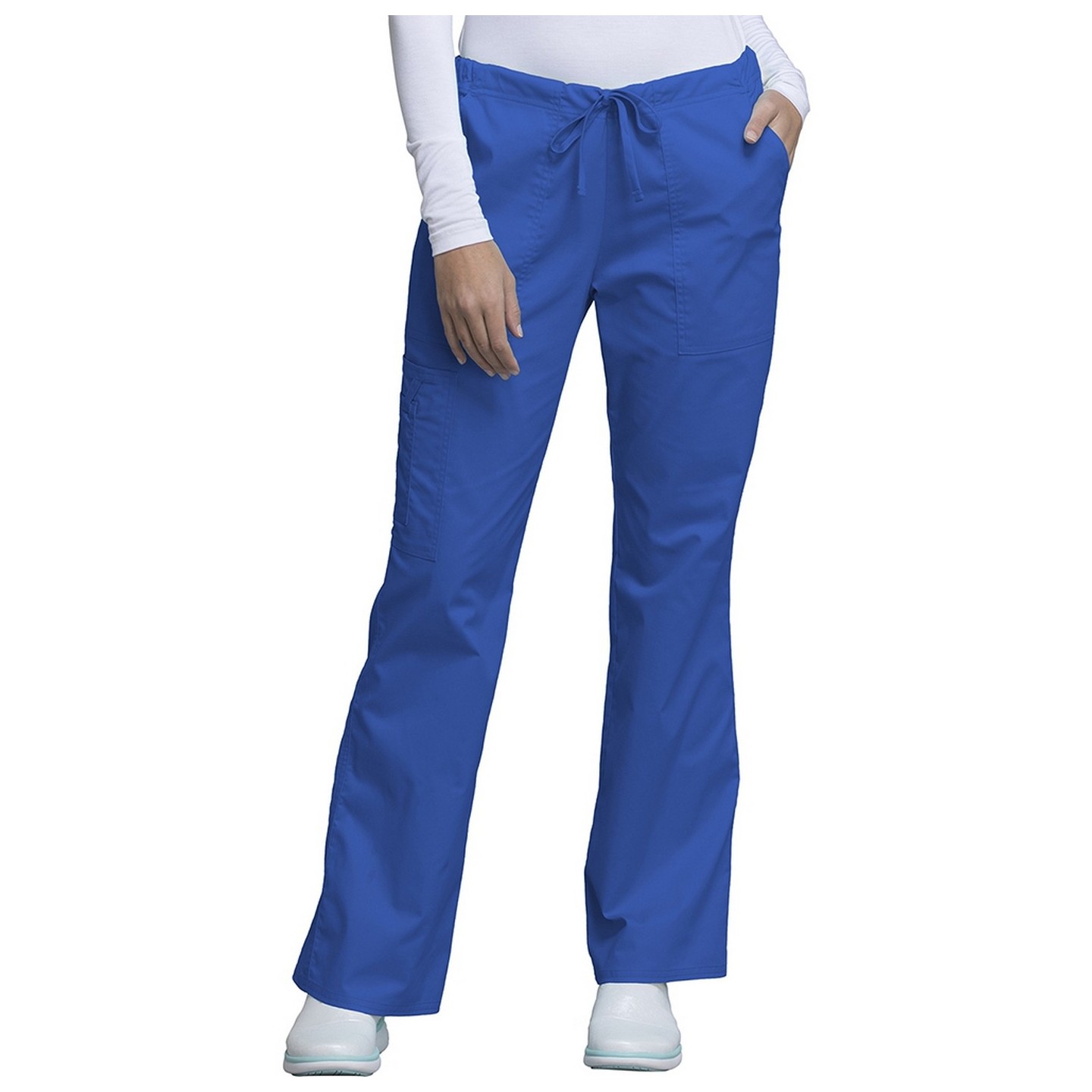 4044 Workwear Core Stretch Flare Leg Drawstring Pant by Cherokee