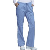 4044 Workwear Core Stretch Flare Leg Drawstring Pant by Cherokee