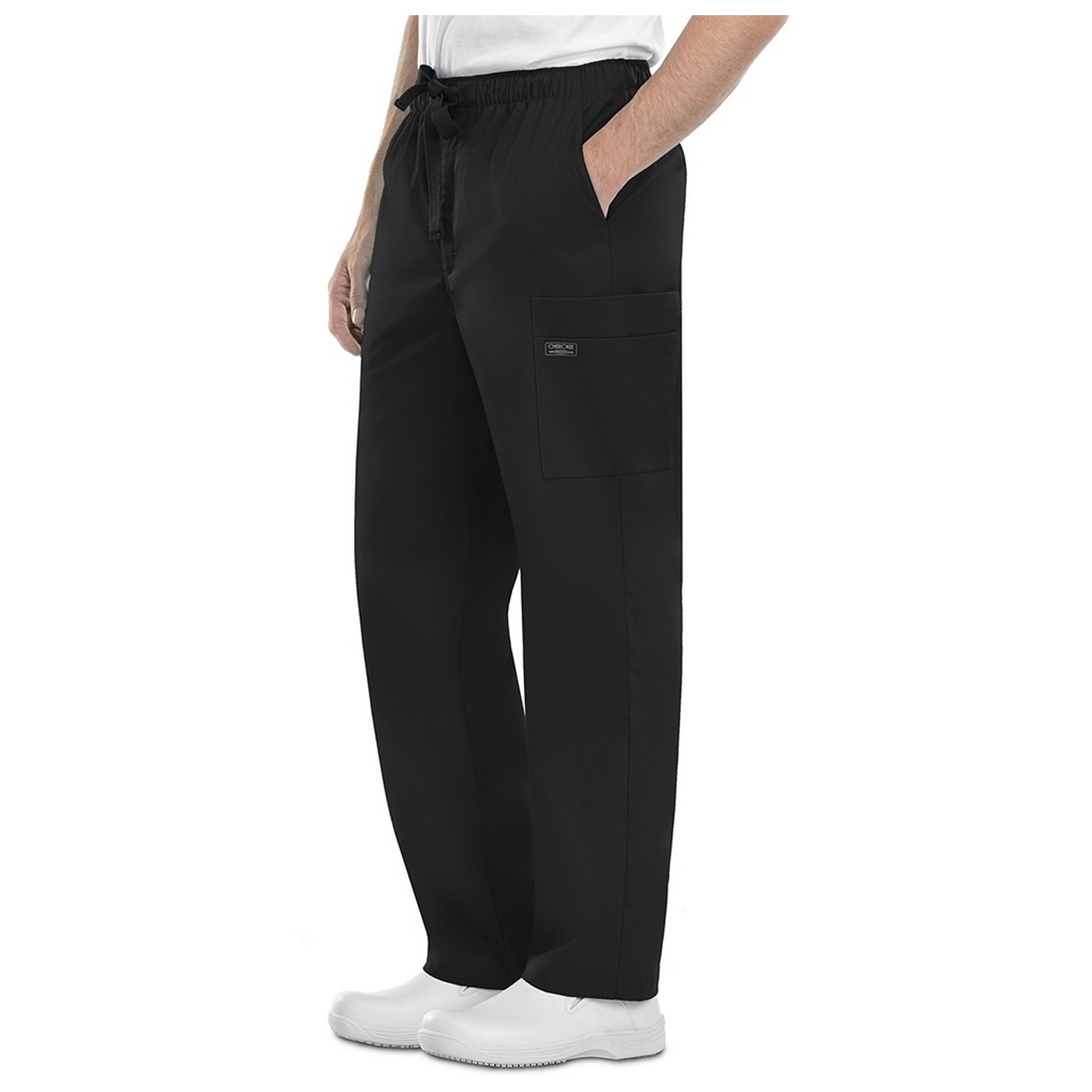 4243 Workwear Core Stretch Pantalon à Jambe Effilée pour Hommes par Cherokee