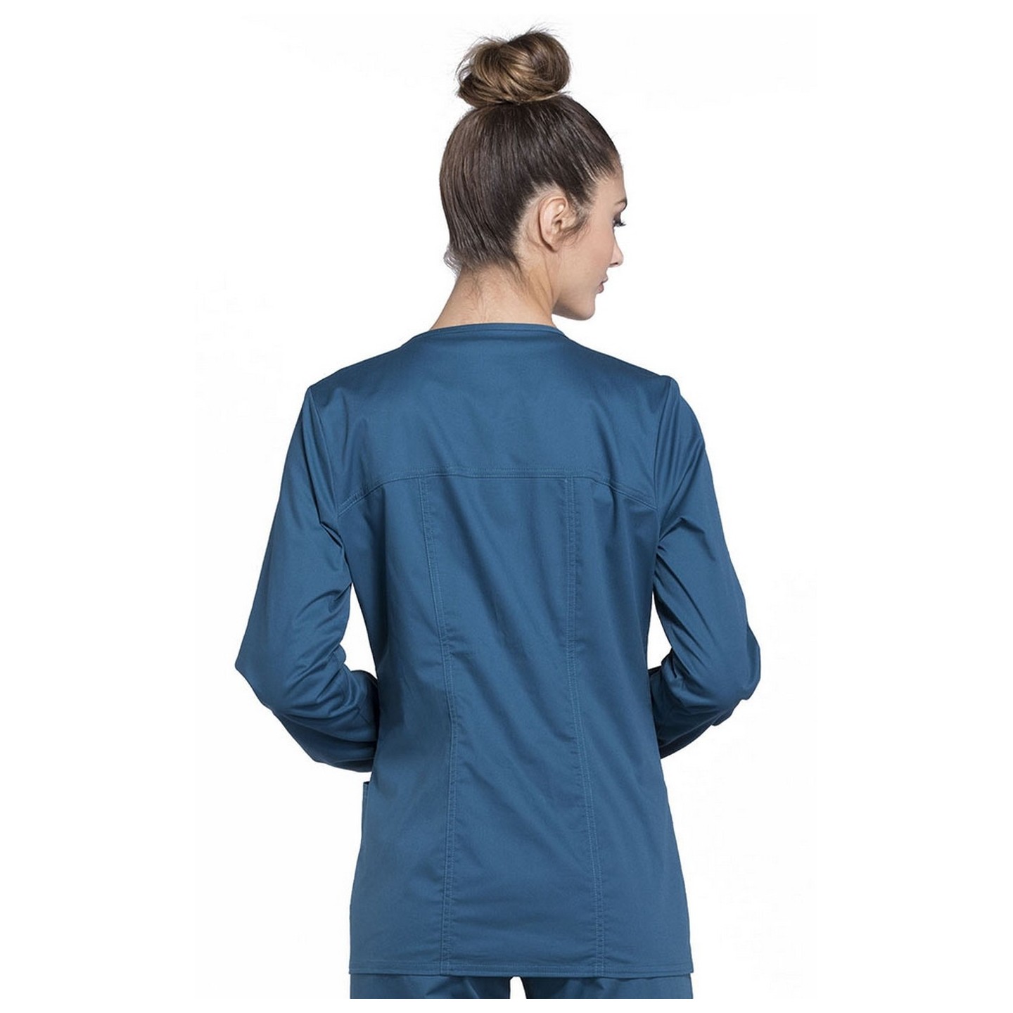 4315 Workwear Core Stretch Veste Zippée à Col Rond de Cherokee