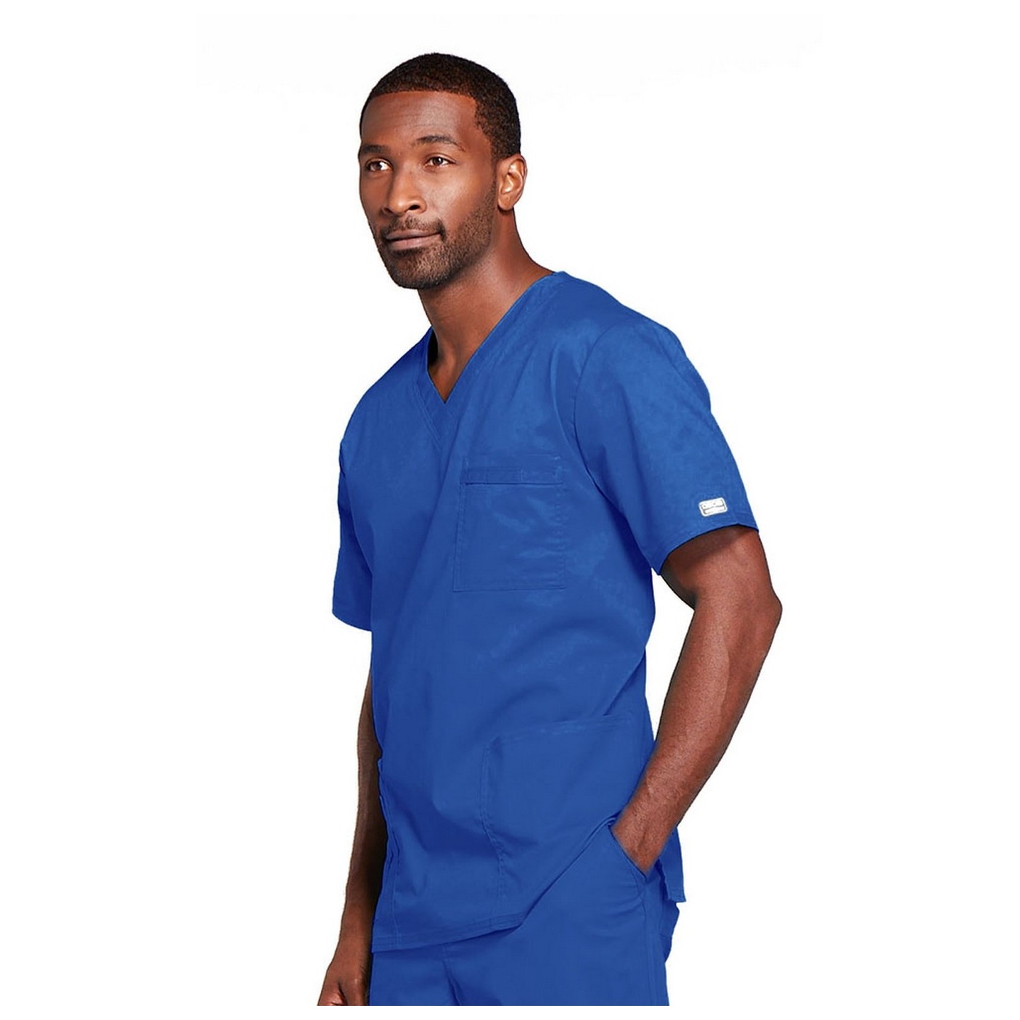 4725 Workwear Core Stretch Haut à Col en V Unisexe avec 4 Poches par Cherokee