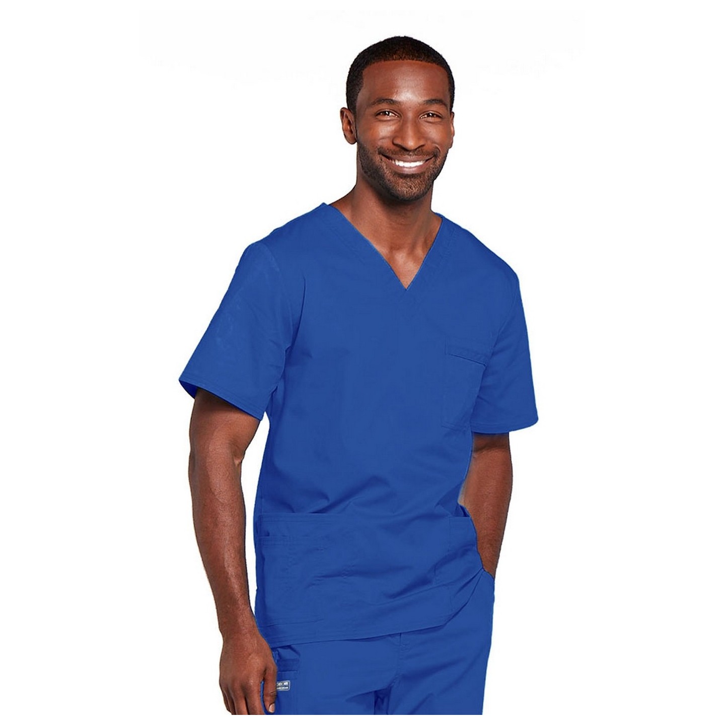 4725 Workwear Core Stretch Haut à Col en V Unisexe avec 4 Poches par Cherokee