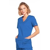 4728 Workwear Core Stretch Haut Cache-Coeur avec 3 Poches par Cherokee