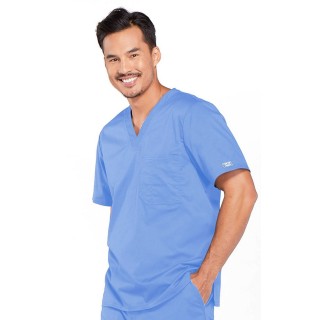 4743 Workwear Core Stretch Haut à Col en V pour Hommes par Cherokee