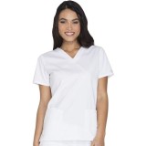 WW630 Workwear Core Stretch 3 Pocket V-Neck Top by Cherokee