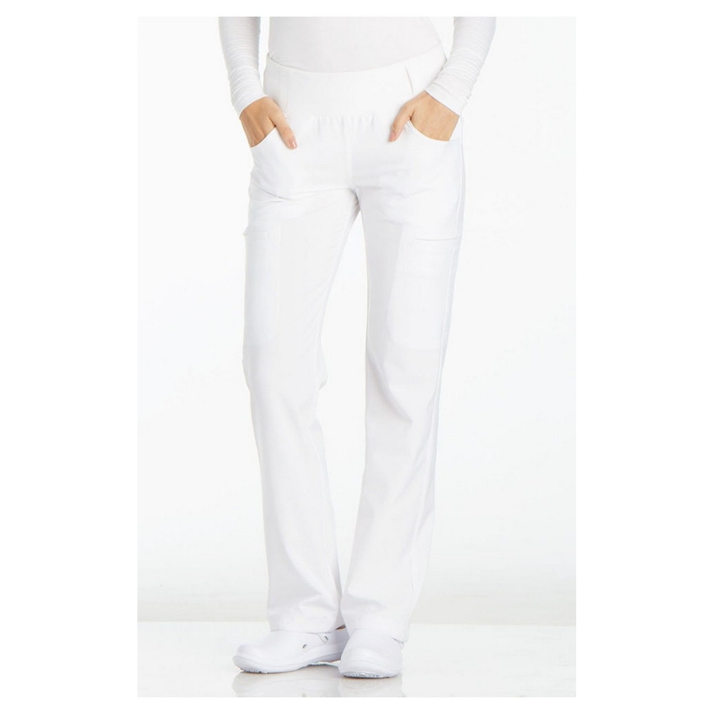 CK002 iFlex Pantalon à Jambe Droite avec 6 Poches par Cherokee 