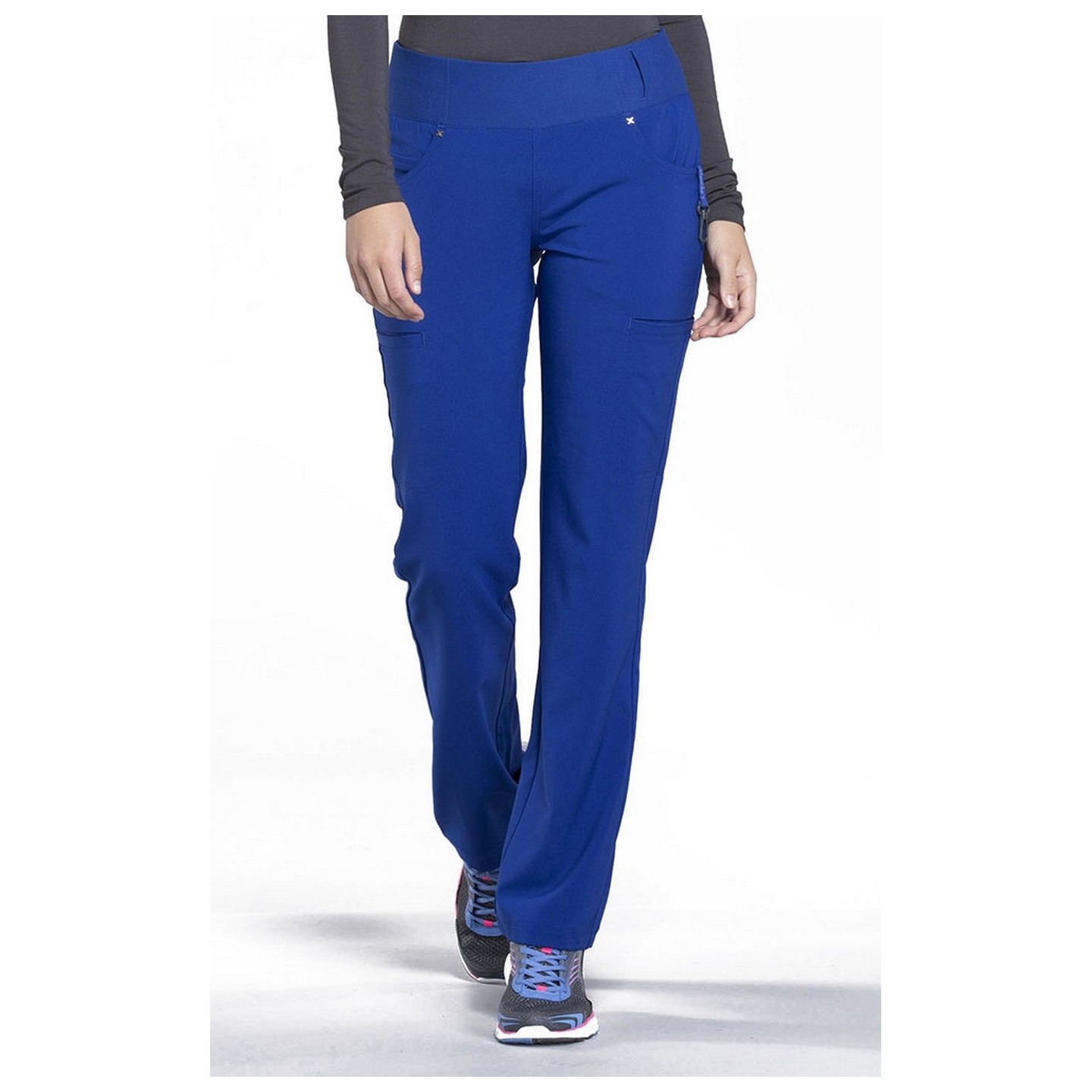 CK002 iFlex Pantalon à Jambe Droite avec 6 Poches par Cherokee 