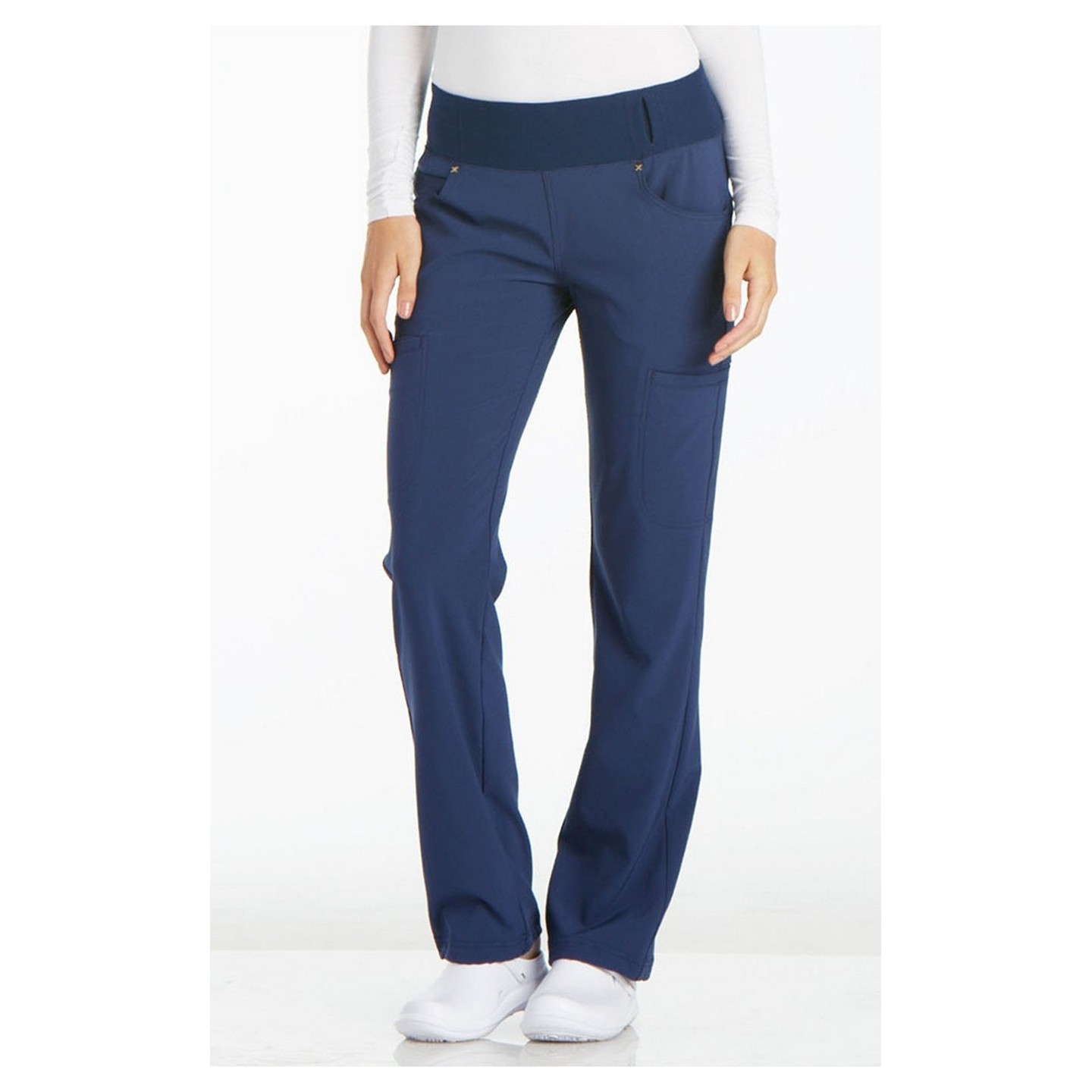 CK002 iFlex Pantalon à Jambe Droite avec 6 Poches par Cherokee 