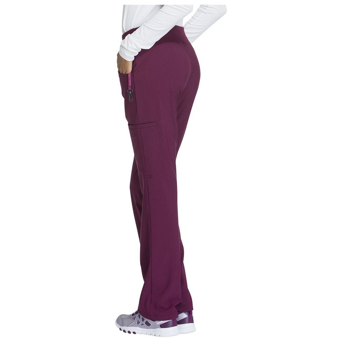 CK002 iFlex Pantalon à Jambe Droite avec 6 Poches par Cherokee 