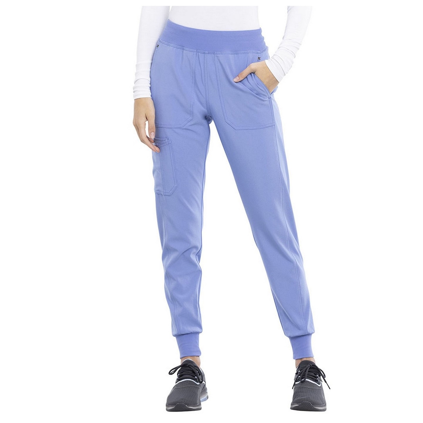 CK011 iFlex Elastic Waist Jogger with 7 Pockets by Cherokee