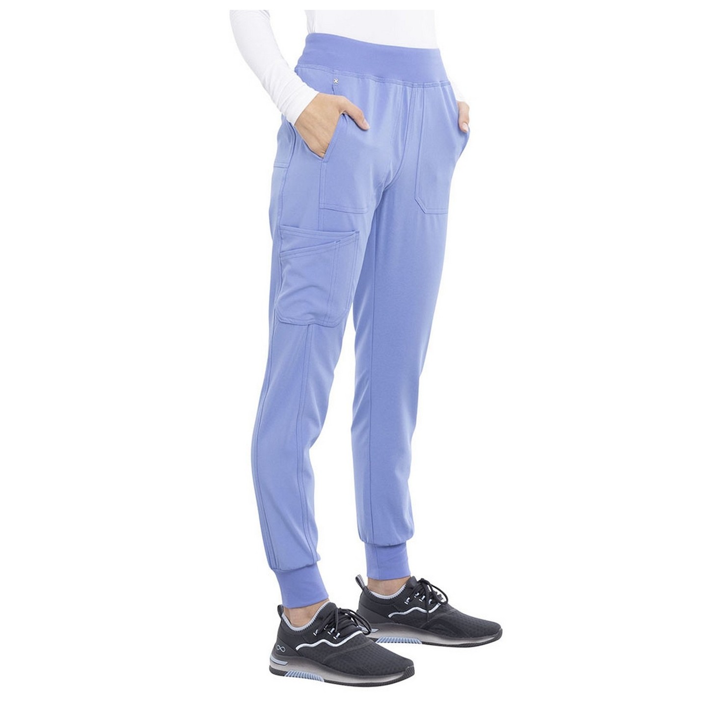 CK011 iFlex Elastic Waist Jogger with 7 Pockets by Cherokee