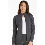 CK303 iFlex Zip Front Jacket with Knit Panels by Cherokee